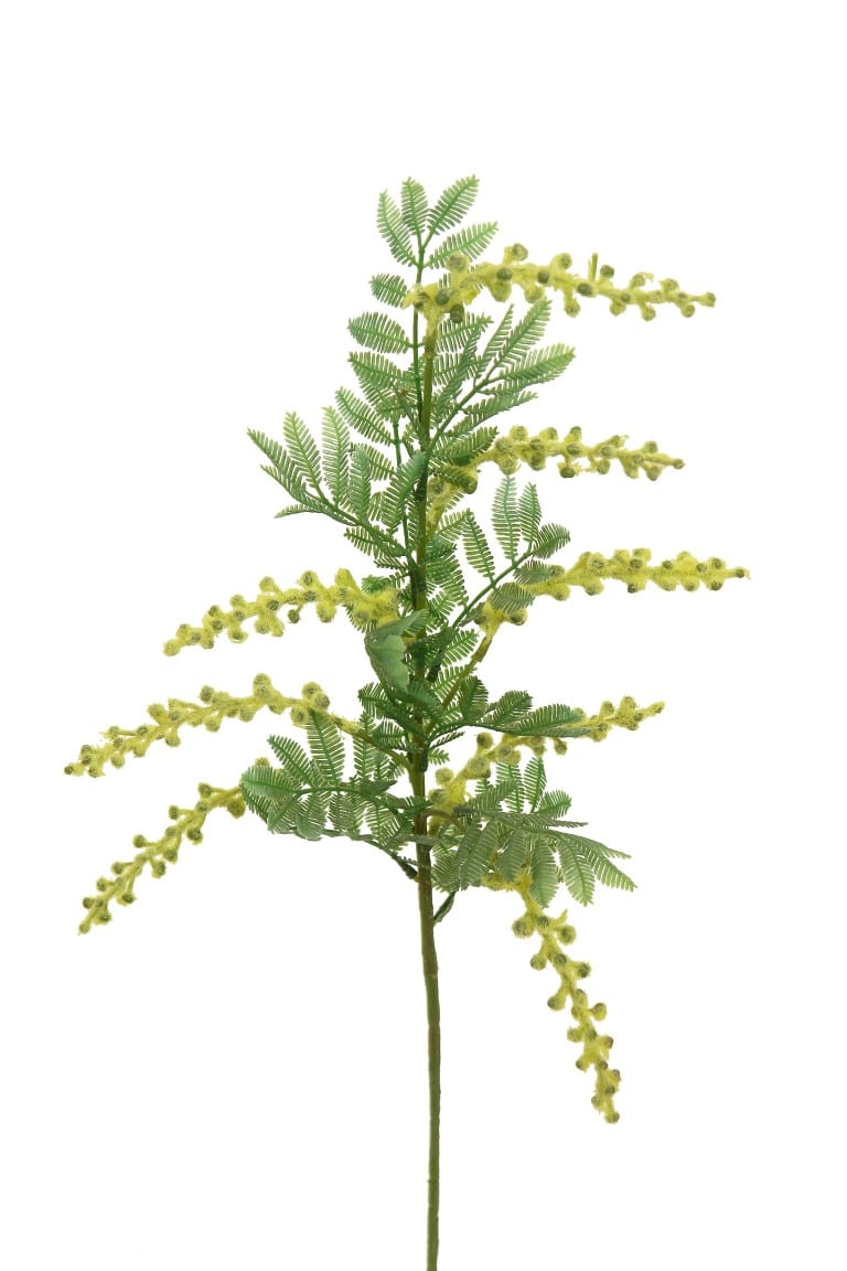 Mimosa amarilla plastico - 70cm