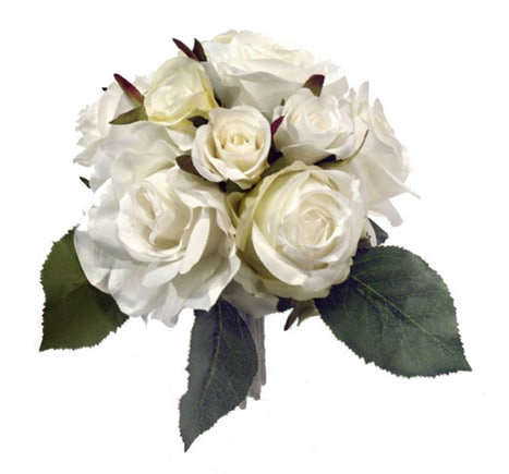 Bouquet de rosas Fresh crema - Ø20x23cm